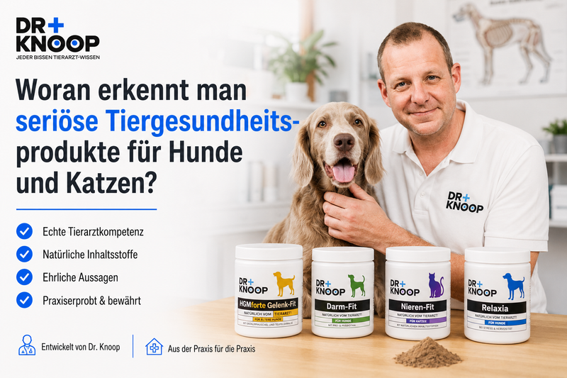 Tiergesundheitsprodukte vom Tierarzt – Dr. Knoop Tiergesundheit für Hunde und Katzen
