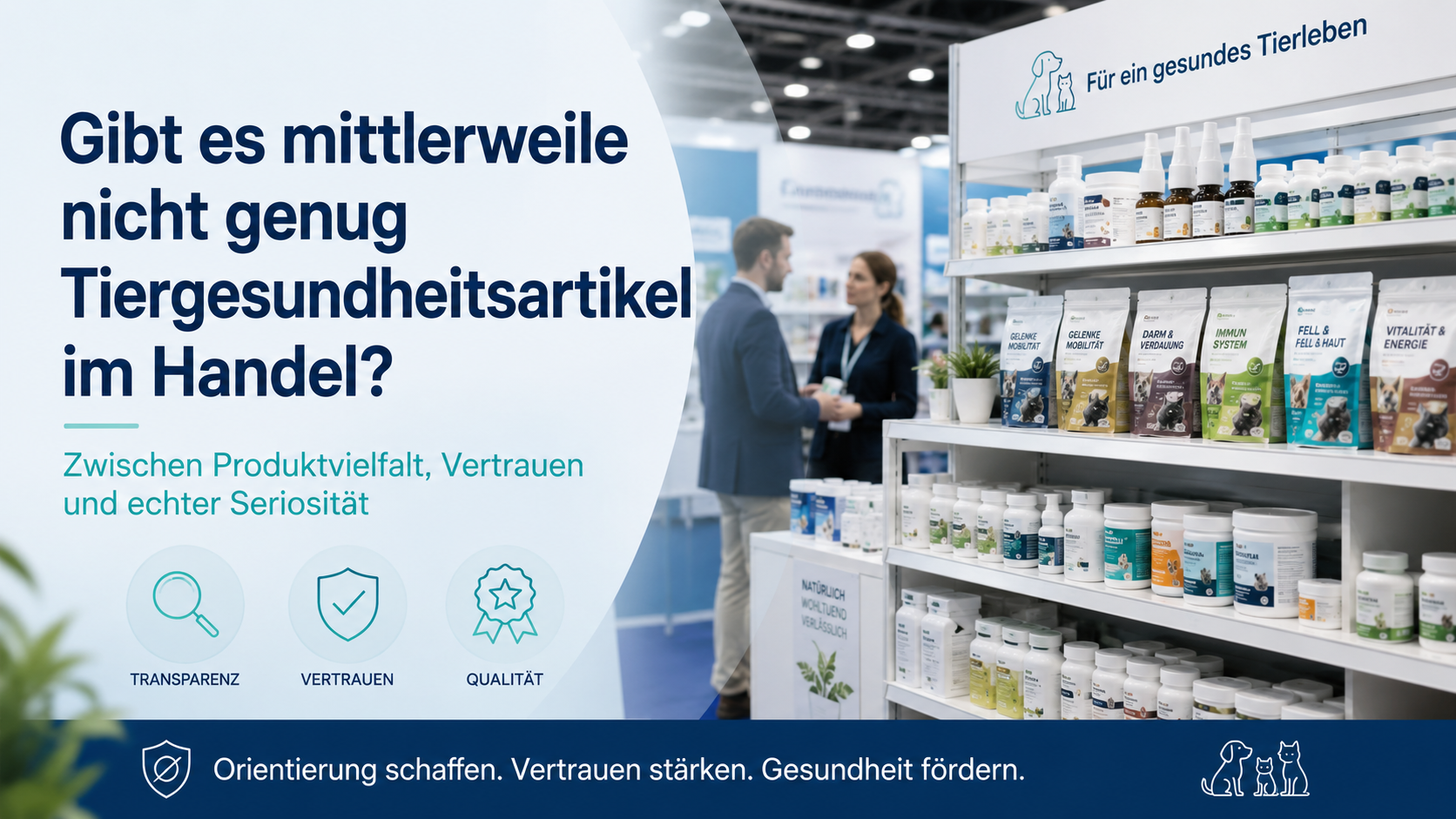Gibt es mittlerweile nicht genug Tiergesundheitsartikel im Handel? dr. knoop