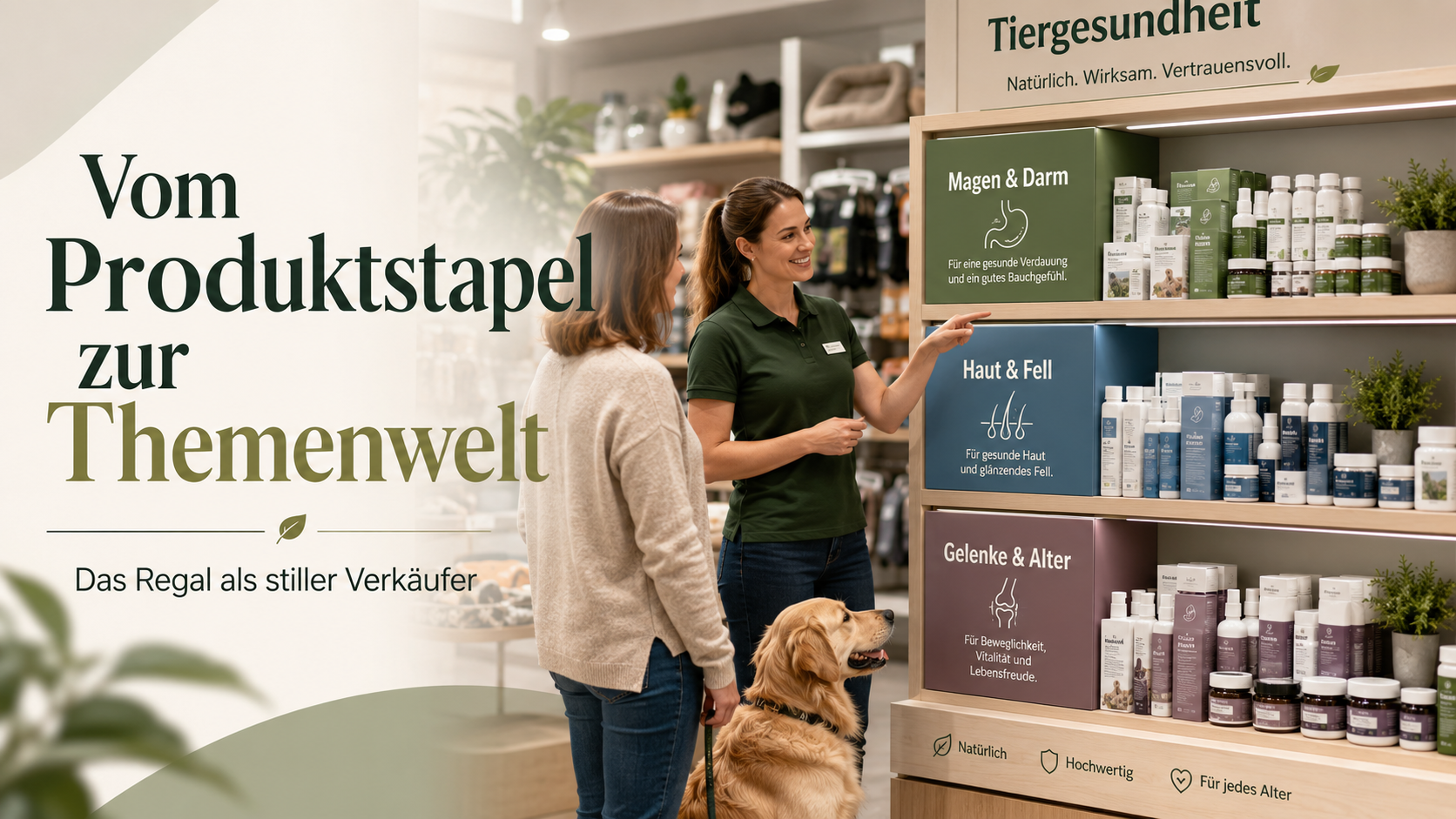 Wenn das Tiergesundheits-Regal kein Staubfänger mehr ist