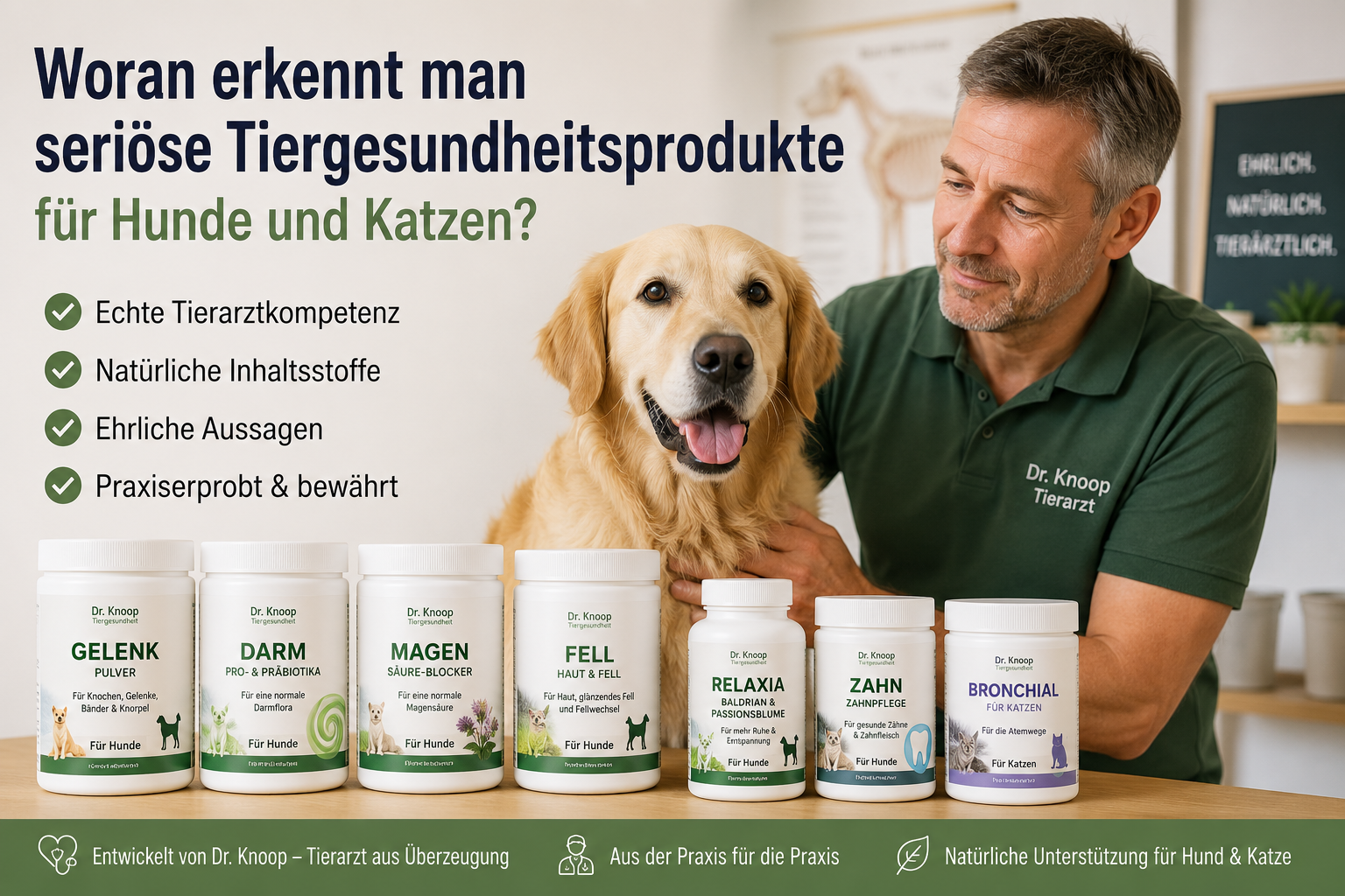 seriöse Tiergesundheitsprodukte – Dr. Knoop Tiergesundheit für Hunde und Katzen