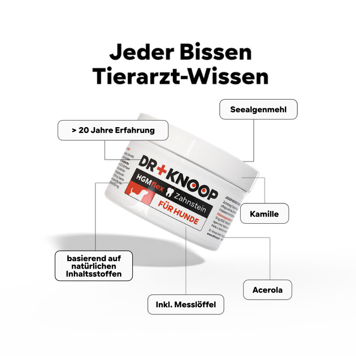 HGMflex Zahnstein - Pulver für Hunde