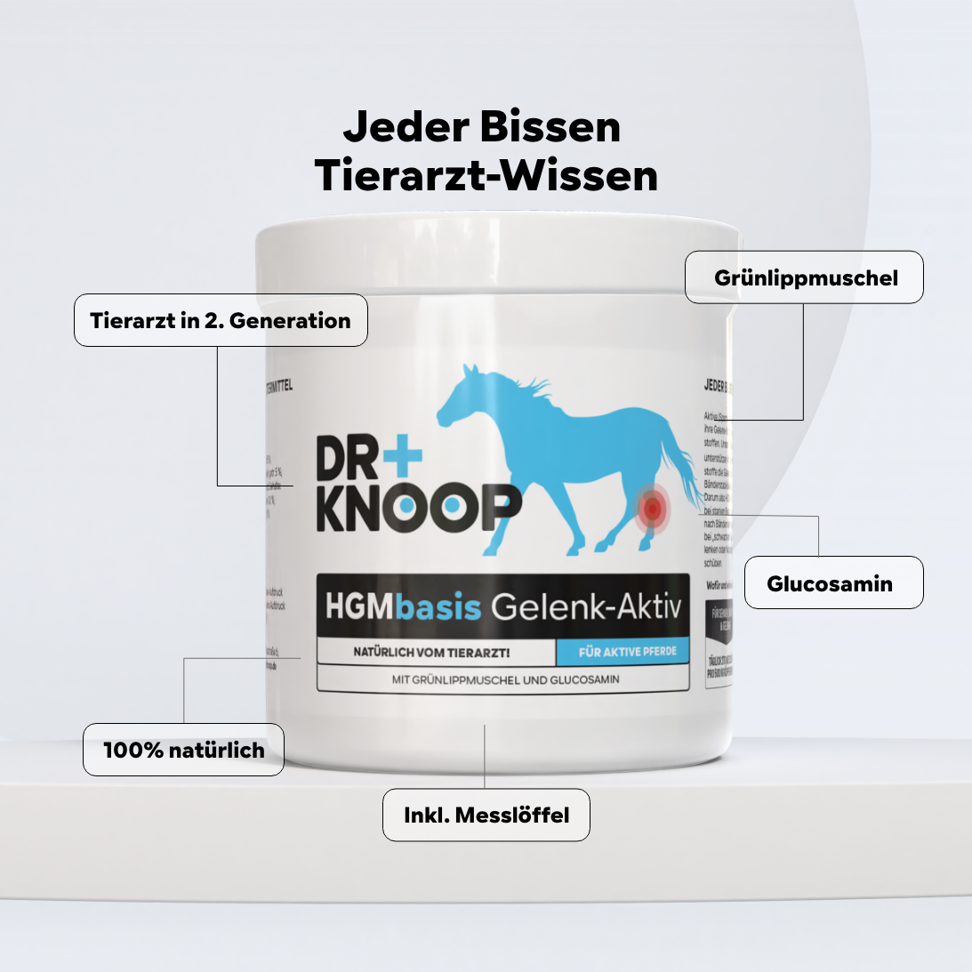 HGMbasis Pferd - Gelenkpulver für aktive Pferde. – Bild 2